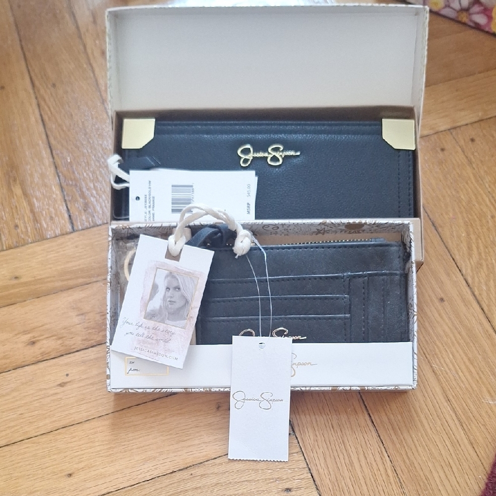 2 Jessica Simpson Black Wallets